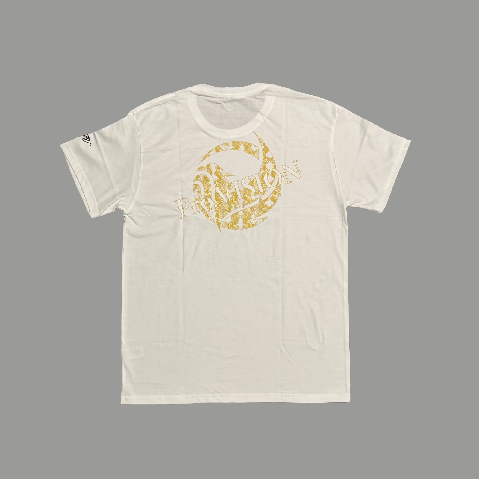 Pro.VISION JAPAN オリジナルTシャツ White×Gold（3/4）
